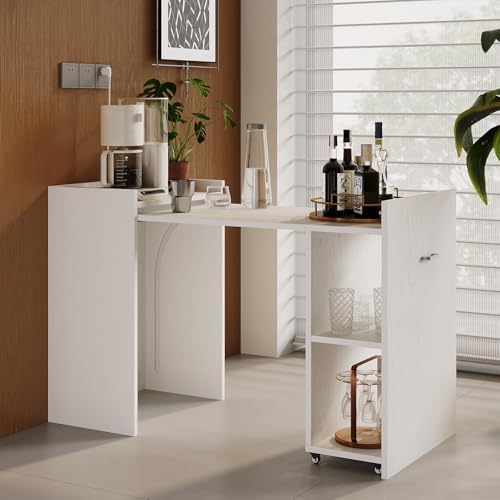 GarveeHome Folding Computer Desk Multi-Functional Foldable Table,...