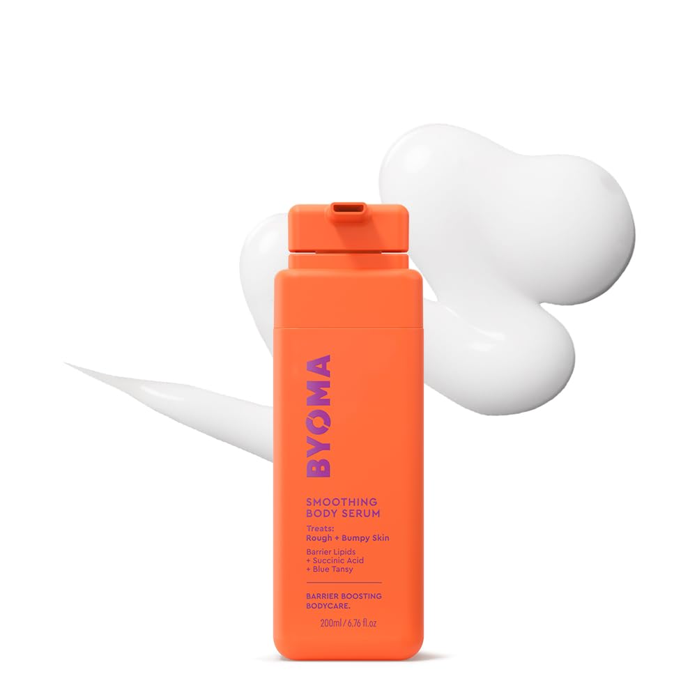 BYOMA Smoothing Body Serum - For Breakouts & Textured Skin - Lightweight Body Serum with Succinic Acid & Blue Tansy - Restores Skin Barrier & Soothes Inflammation - 6.76 fl oz
