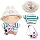 Bekleidung für 17cm Doll Plüsch, Kleidung für Doll Puppe, Doll Kleidung, Doll Puppenkleidung, Doll Plüsch Schlüsselanhänger, Doll Kleidung für 17 cm große Doll Puppe