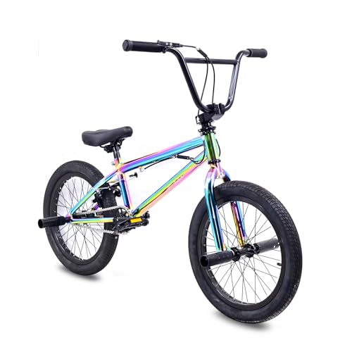 ORDLBMX BMX�o�C�N Biketrial�AStreet BMX�o�C�N-360°��]�ȃn���h���o�[�A��l�q�����S�҃��x�����獂�x�ȃ��C�_�[�A�v���̃O���[�h�X�^���g�A�N�V����BMX���]�� ���Y�f�|�̃{�f�B-18�C���` BMX���]��,Fantasy co