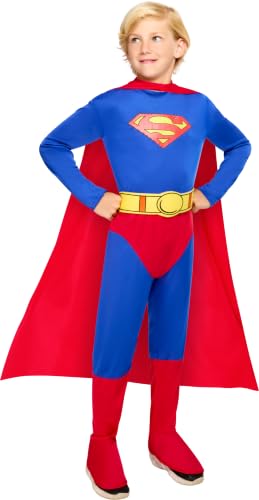 Rubie's DC Comics - Costume da Superman, per Bambini, Taglia M, Colore: Rosso