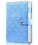 Daily Planner 2023 Agenda Weekly & Monthly Planner 2023 Appointment Leather Planner Appointment Leat