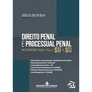 Capa do livro Direito Penal e Processual Penal Interpretado Pelo STF e Stj