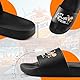 Aperol Spritz Design Schlappen Unisex, Badelatschen mit Aperol Spritz Motiv, Hausschuhe, Pantoletten, Slippers für Indoor/Outdoor, Sommer Badeschlappen (schwarz, Erwachsene, 38EU)