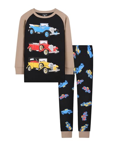Image of Joyond Boys Pajamas Set for Toddler Cotton Clothes Snug-Fit Pjs Kids Casual Long Sleeve Sleepwear Set