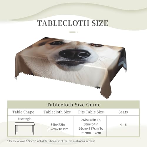 Nappe imperméable et anti-déversement motif chien 137 x 183 cm - 7