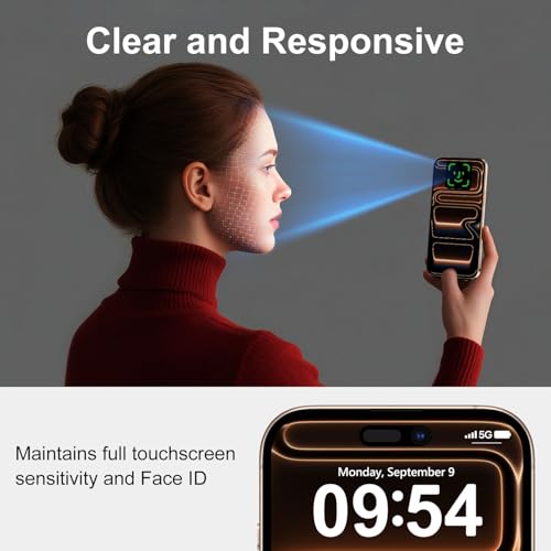Image of DABEN (2 Pack) AlignX Tempered Glass Screen Protector Guard For iPhone 17 Pro / 17 /16 Pro