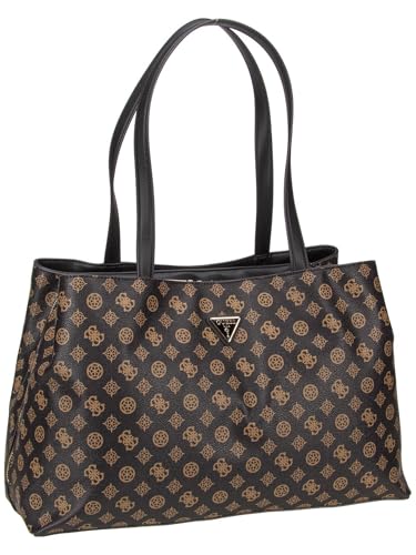 Sac de voyage GUESS Wilder sac à épaule marron grand format à triple compartiment