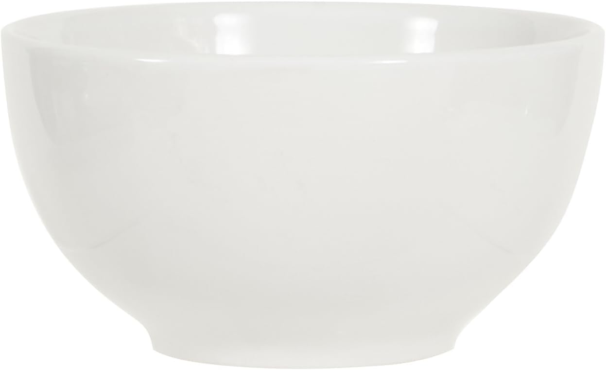 Home Basics Ceramic Kitchen Bowl, White Home & Kitchen