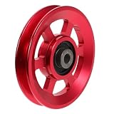 DIYEAH Polea de Aluminio para Máquina de Cable, Rojo