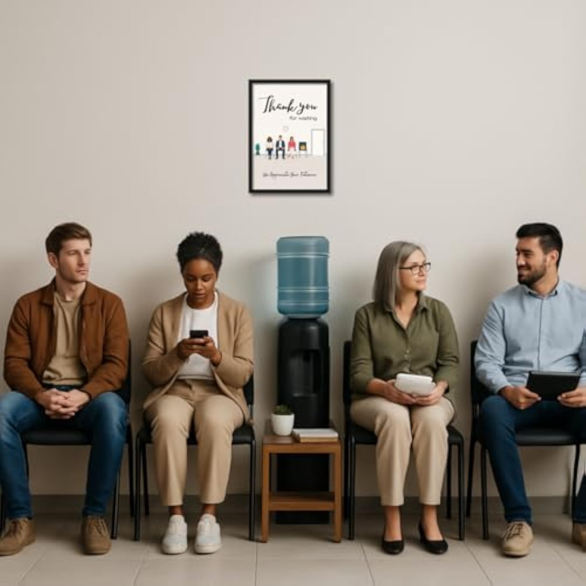 Waiting Area Wall Frame Poster