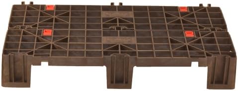 FLP-02-001 HDPE Recycled Plastic Adaptable, Interlocking Pallet and Storage System (Pack of 2)