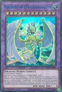 Rainbow Overdragon (V.1) LDS1-EN101 Ultra Rare Englisch Boosterfrisch 1. Auflage - Legendary Duelists: Season 1 - mit ReCollectibles-Versandschutz - für Yu-Gi-Oh!