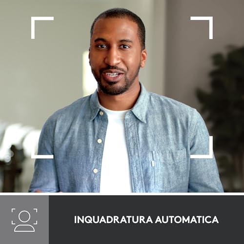 Brio 500 Webcam Full HD Correzione Luce, Show Mode, Microfono Riduzione del Rumore, Copertura Privacy, Streaming, Funziona con Microsoft Teams, Google Meet, Zoom, Cavo USB-C - Grafite - Webcam - Immagine 9