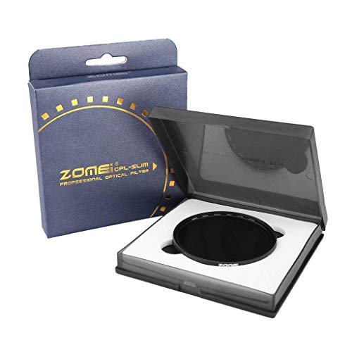 Zomei Ultra Slim AGC Optical Glass Pro CPL - Filtro polarizador Circular para Lente polarizadora