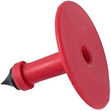 Y-Tex Male Buttons for Cattle Ear Tags Red 25 Count