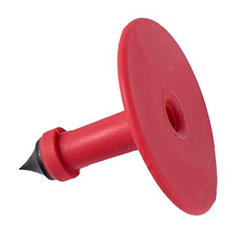Y-Tex Male Buttons for Cattle Ear Tags Red 25 Count