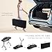 Joligrace Professional Foldable & Portable Manicure Table Nail Technician Desk Workstation with Rolling Wheels Large Drawer Client Wrist Pad Free Carrying Bag Travel Nail Tech Spa Beauty Table, Black
