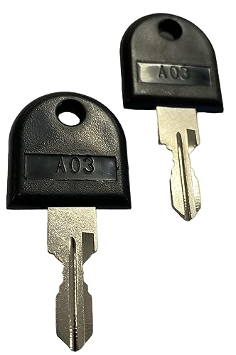 2 Keys for Yukon/Harbor Freight Toolboxes Codes A00-A23 SafeCo Brands (A14)