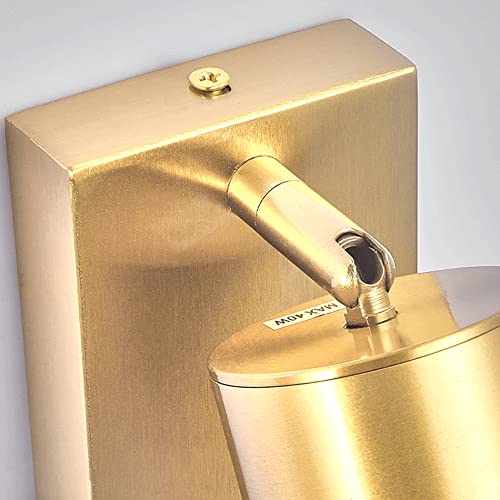Lámpara de pared E27 con interruptor e iluminación decorativa moderna de metal 6