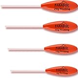 Paradox Fishing Sbirolino Set schwimmend I 4 Stück (6g,10g,15g,20g) I Set zum Forellenangeln Forellenköder Ideal für Forellenteig und Spoon – Spoons Forelle