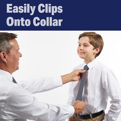 Ties For Boys - Clip On Tie Woven Boys Ties: Neckties For Kids Formal Wedding Graduation School Uniforms (Grey) #TOP3