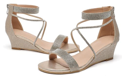 Sandales fermeture éclair kkdom pour éviter les douleurs aux pieds en soirée