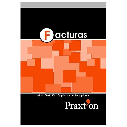 Talonario PRAXTON Facturas Con IVA 8º Duplicado, Pack x10
