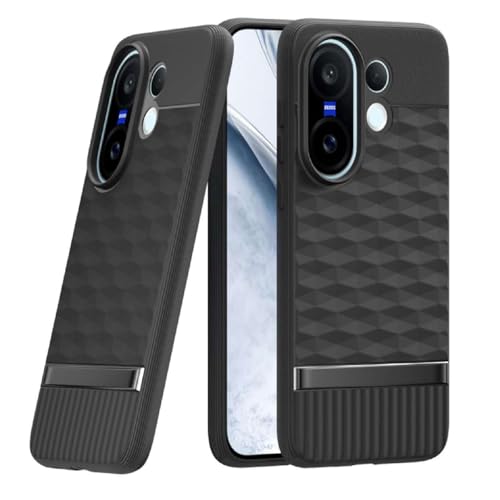 Image of Shockproof Case for Vivo X200 FE 5G | Full Camera Protection | TPU Flexible Back Cover for Vivo X200 FE 5G (Matte Black)