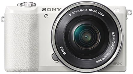 Sony a5100 16-50mm Mirrorless Digital Camera with 3-Inch Flip Up LCD (White)