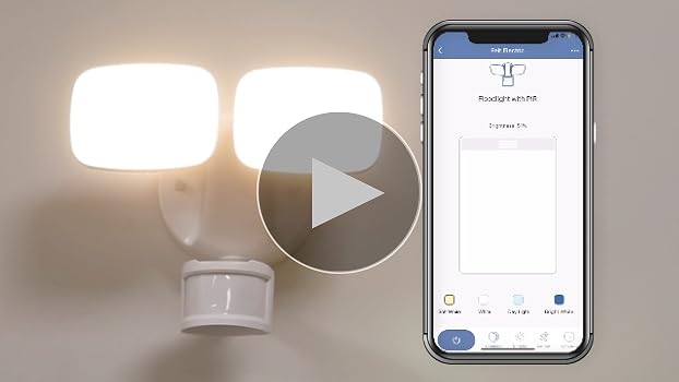 Feit Electric Smart Outdoor Flood Lights with Motion Sensor