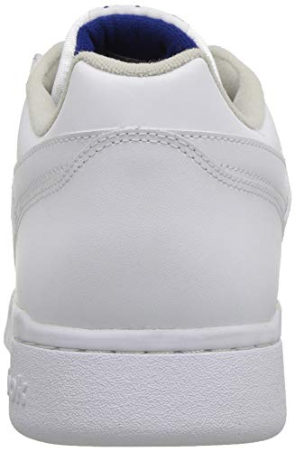 Reebok Workout Plus, Sneakers basses garçon, Blanc (White/Royal), 38.5 EU