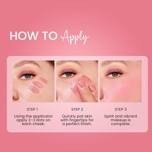 Image of Seven Seas Cheek Bloom Liquid Blusher & Lip Gloss for Women | Highly Pigmented | Long-lasting | Waterproof | Buildable & Blendable | All Skin Types | (Shade - 01 Copper Cheeks-5g)