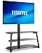 Produktbild FITUEYES Lowboard mit Halterung 32-70 Zoll bis zu 45kg TV Ständer mit 3 Ablagen TV Möbel aus Glas Max.VESA 400*600