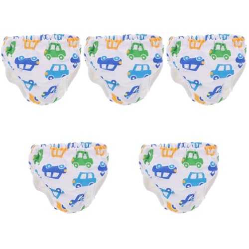 VALICLUD 5 Piezas bañadores de bebé pequeño asiento de baño para bebé Piscina inflable pañal bañador reutilizable bañador pañal reutilizable pañal de natación para bebé Nylon