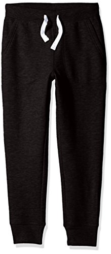 Jogger en molleton premium noir taille 6 aux finitions durables et soignées