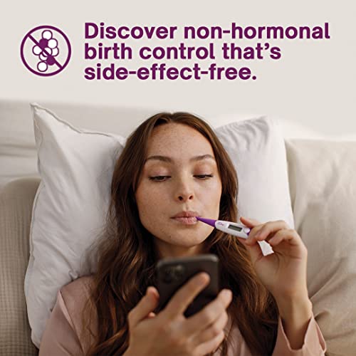 natural cycles 12 month subscription - digital birth control with basal body thermometer - fertility management app- ios and android