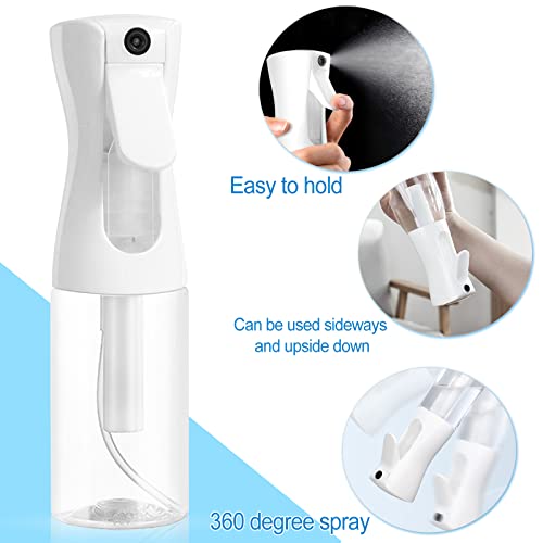 Foto von Redamancy Sprühflasche, Friseursprühflaschen 200ml, Ultra Fine Mist Wassersprühflasche, Sprühflasche für Haare mit Kontinuierlichem Wassernebel für Frisuren, Pflanzen, zum Putzen