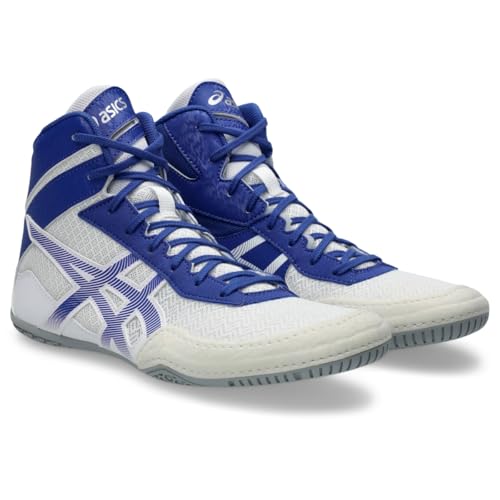 Image of ASICS Men Mesh Lace Up Wrestling Shoe