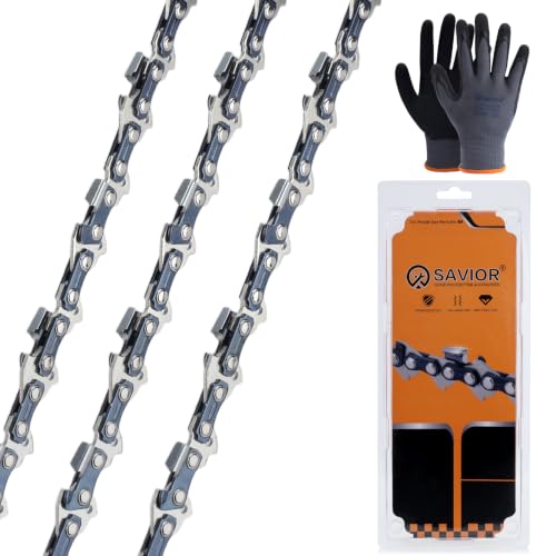 Savior 3Pack 16" Chainsaw Chain 3/8" LP 050" 57DL Fits 91PX5...