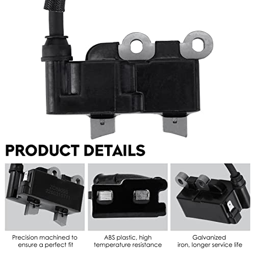 Magorfas Ignition Coil ‎291337001 with Spark Plug for Ryobi RY251PH RY252CS RY253SS 25cc String Trimmers, RY254BC 25.4cc Brushcutter - Thumbnail 4