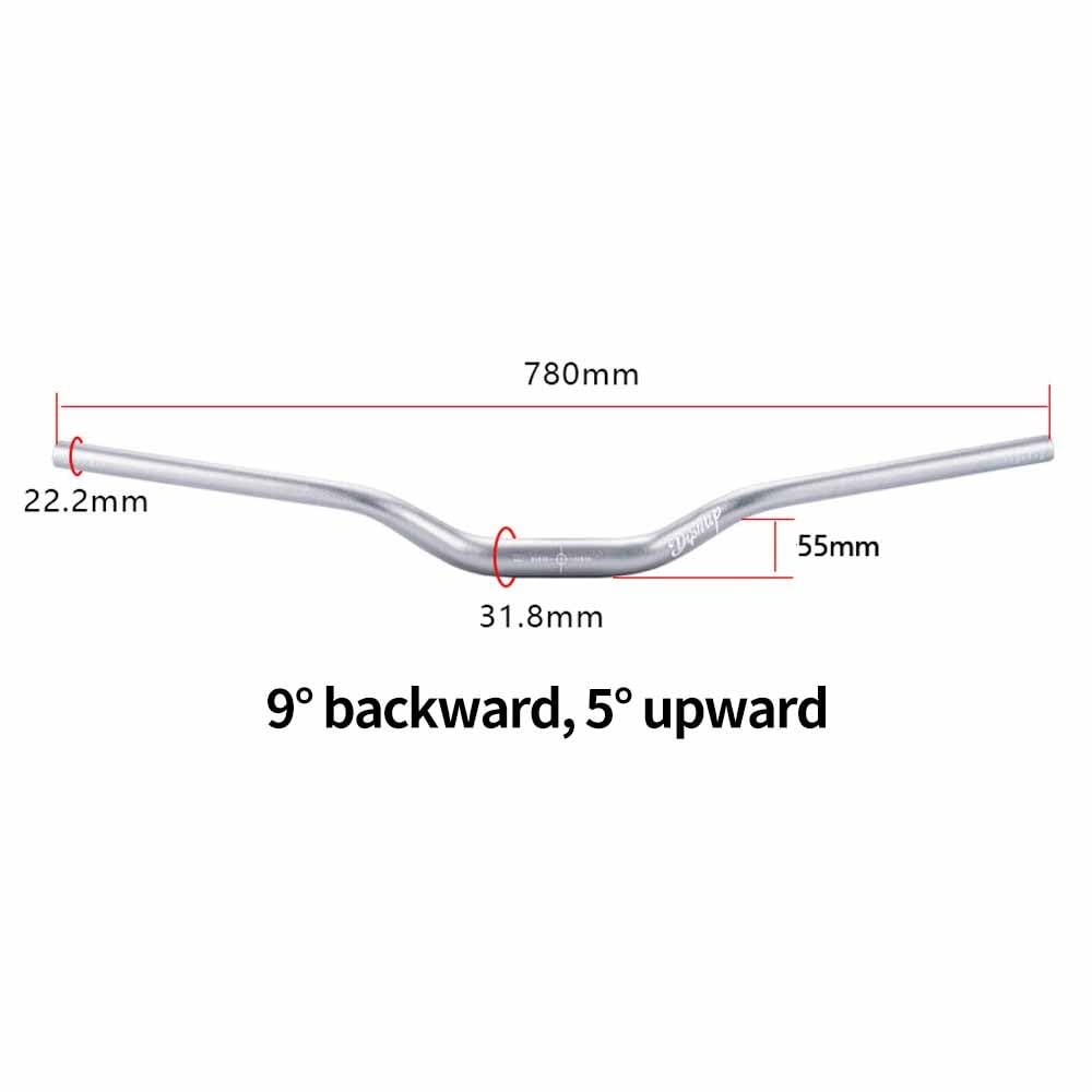 Guidon de vélo de montagne léger vtt descente DH vélo barre de montage
