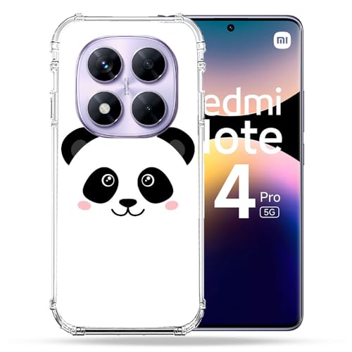 Coque Xiaomi Redmi Note 14 Pro 5G Antichoc Cokitec Panda Blanc
