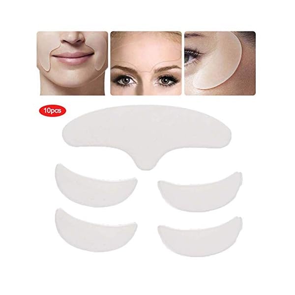 Face-Wrinkle-Pads-for-Men-Women-5-Pack-Reusable-Face-Lift-Mask-Anti-Wrinkle-Silicone-Patches-for-Forehead-Eye-Smile-Wrinkle-Lines-Treatment xuuyuu Face Wrinkle Pads for Men Women 5 Pack Reusable Face Lift Anti Wrinkle Silicone Patches for Forehead Eye Smile Wrinkle Lines Treatment