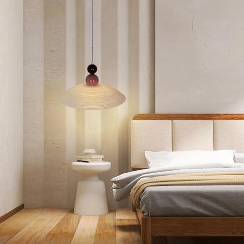 Luminaire de Plafond Moderne E27 avec Dôme Verre Suspendu - 5
