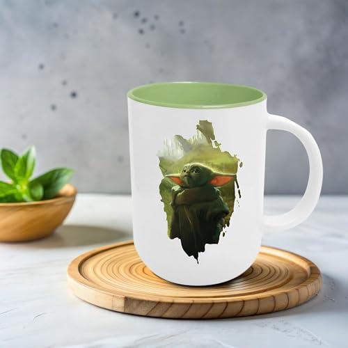 Taza Cappuccino STAR WARS Grogu 16oz Multicolor miniatura 3