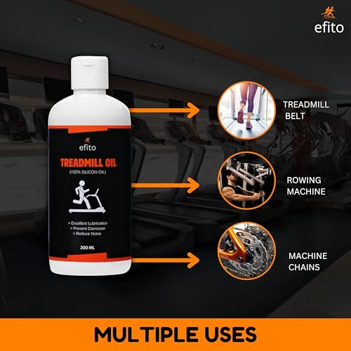 Image of High Viscosity Pure Silicone Treadmill Lubricant Oil for Belt - Premium Silicone Lubricant with Oil Dispenser for Smooth Performance & Longevity 200 ml