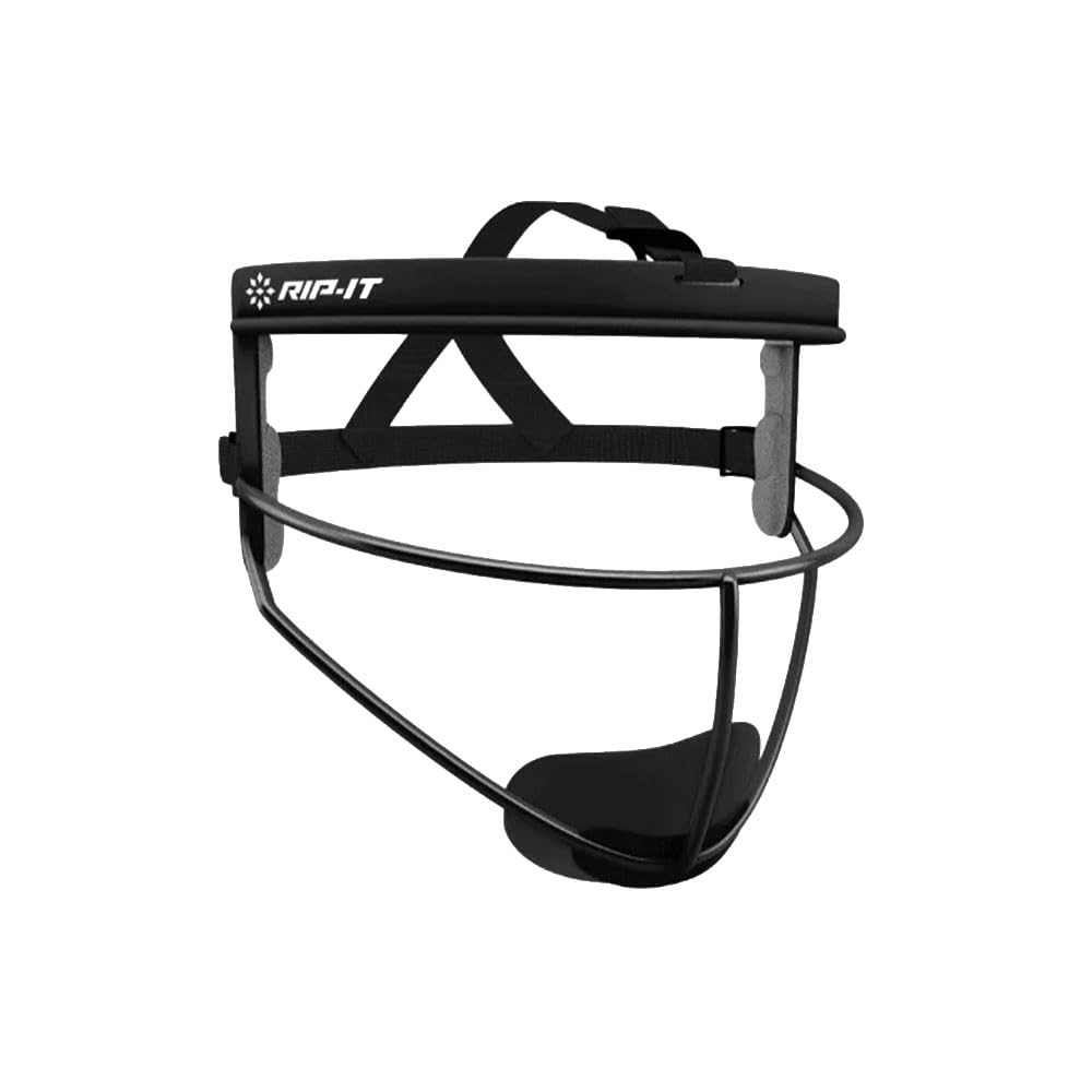 RIP-IT Defense Softball Fielder's Mask - Coupe légère et sûre pour Une Protection et Un Confort Maximum - Ne gêne Pas la Vue - Convient pour Les queues de Cheval