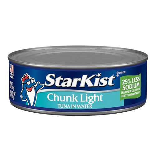StarKist 25% Less Sodium Chunk Light Tuna In Water, 5 Oz Can, 5 Oz