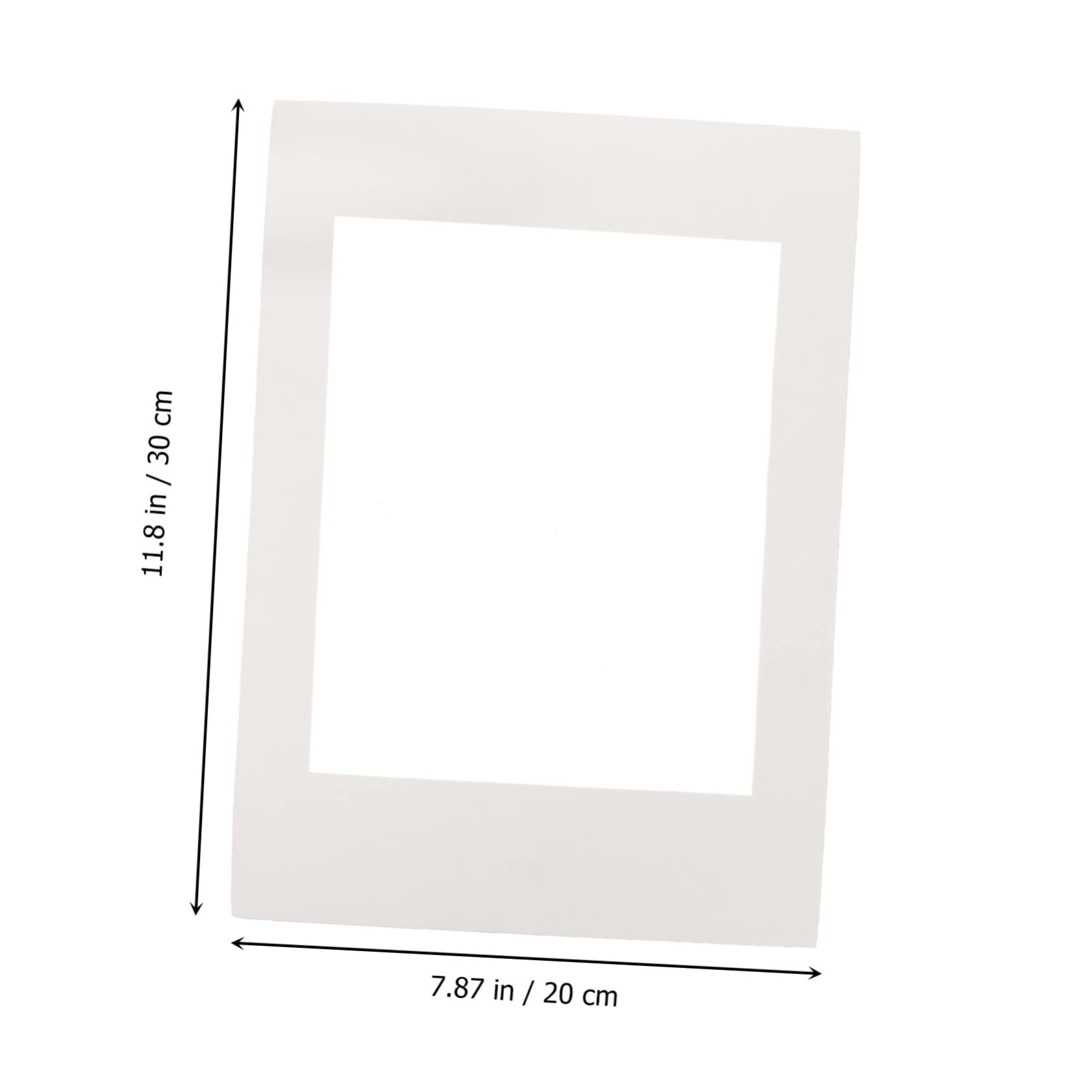 30 Pezzi Cornici Foto in Cartone Bianco per Decorare la Camera da Letto e Conservare Preziose Foto, Supporto per Cornice Portafoto per Ragazzo Ragazza
